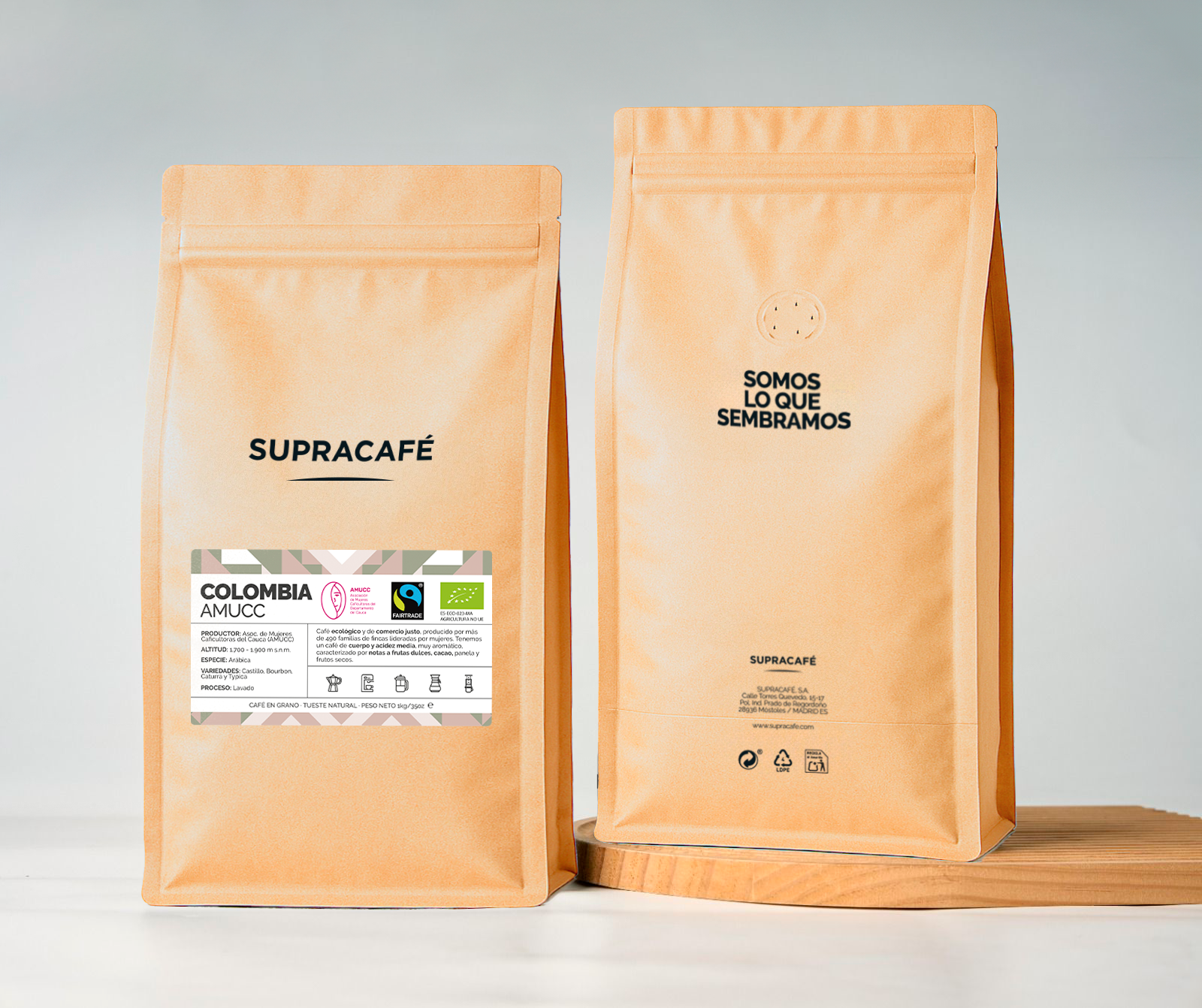 Café de Colombia AMUCC Ecológico y Fairtrade