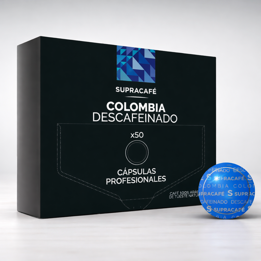 Cápsulas de disco de café de Colombia Descafeinado (50 unidades)