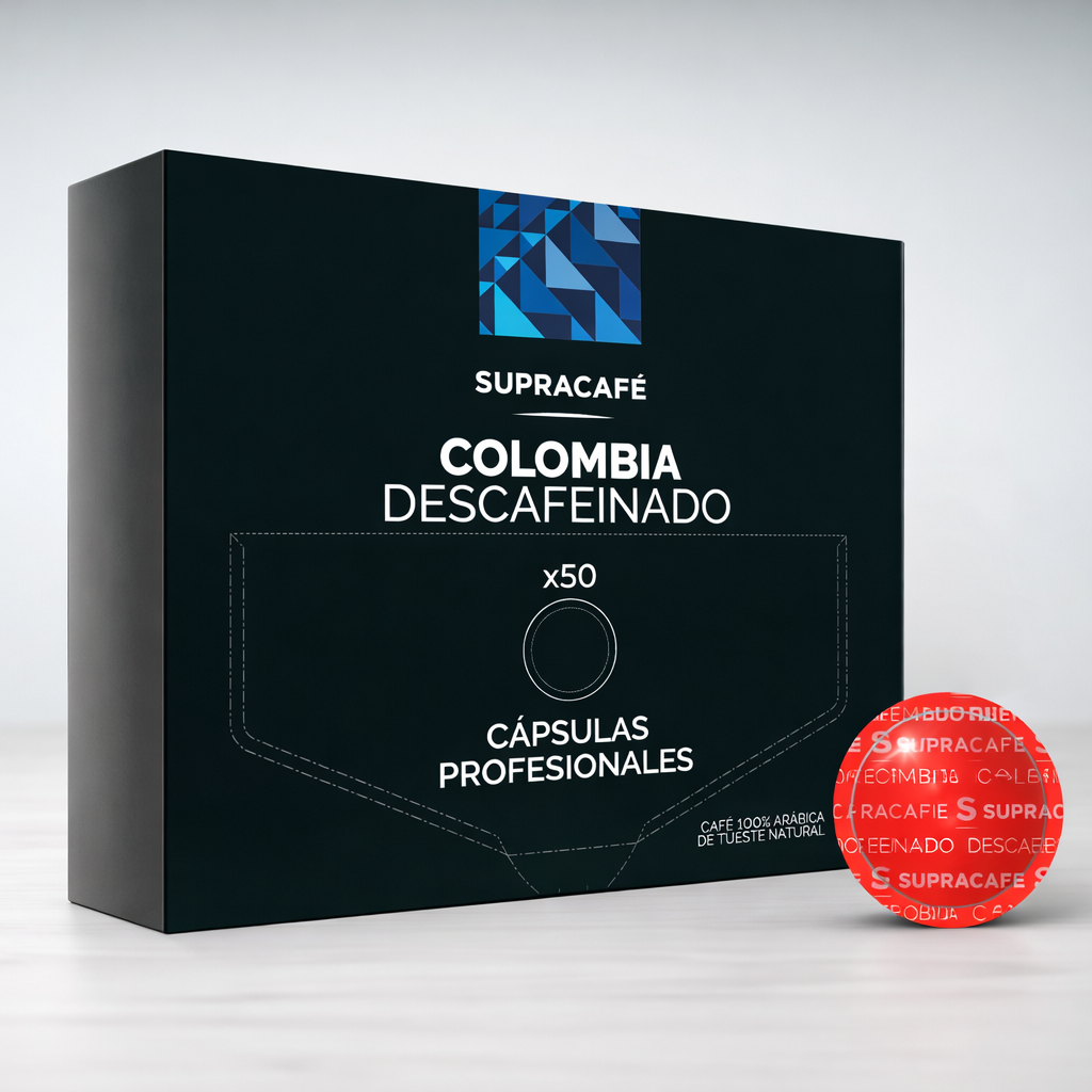 Cápsulas de disco de café de Colombia Descafeinado (50 unidades)