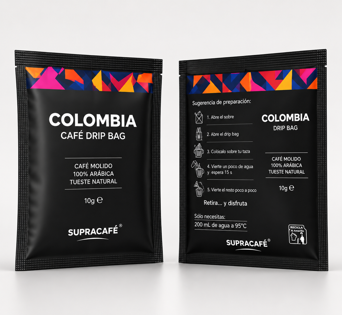 Café Molido Colombia en filtro individual DRIP BAG (10gr)